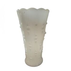 Anchor Hocking milk glass vase
